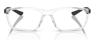 Armani Exchange Hombre – Armazón inyectado, Cristal brillante parte frontal