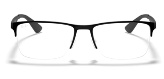 Ray-Ban Unisex – Armazón metálico, negro, con almohadillas nasales