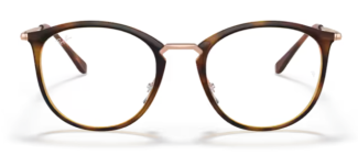 Ray-Ban Mujer – Armazón inyectado, havana a rayas, con