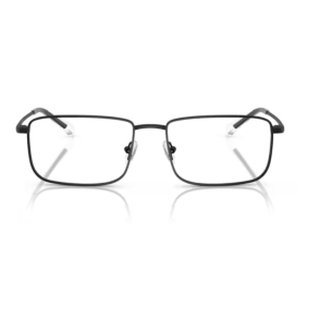 Armani Exchange Hombre – Armazón metalico, negro mate, con almohadillas
