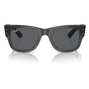 Ray-Ban Unisex – Armazón propionato, negro traslúcido.