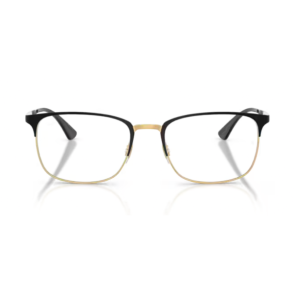 Ray-Ban Unisex – Armazón metálico, negro y dorado,