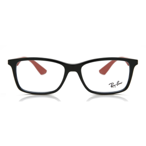 Ray-Ban Unisex – Armazón inyectado, negro brillante con barras