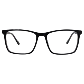 New Jazz Aro Hombre – Armazón de acetato, negro/gris parte interna