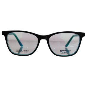 Foose Mujer – Armazón de acetato, negro parte frontal